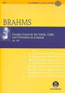 Doppelkonzert a-Moll op.102 (+CD) fr Violine, Violoncello und Orchester Studienpartitur