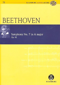 Sinfonie A-Dur Nr.7 op.92 (+CD) fr Orchester Studienpartitur