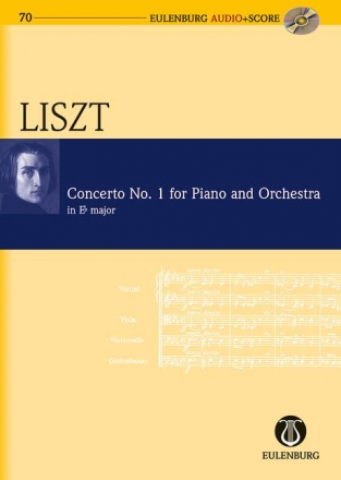 Konzert Es-Dur Nr.1(+CD) fr Klavier und Orchester Studienpartitur
