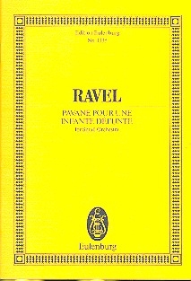 Pavane pour une infante defunte fr Orchester Studienpartitur