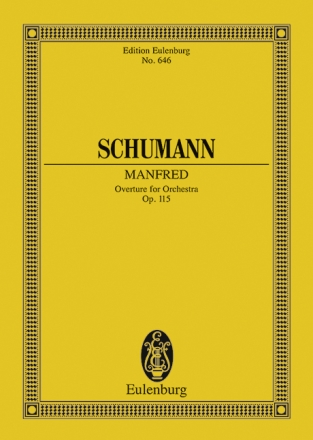 Manfred op.115 Overtuere fr Orchester Studienpartitur