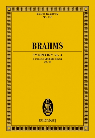 Sinfonie e-Moll Nr.4 op.98 für Orchester Studienpartitur