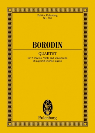 Streichquartett D-Dur Nr.2 fr Streichquartett Studienpartitur