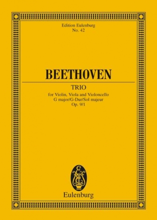 Streichtrio G-Dur op.9,1 Studienpartitur