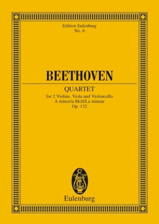 Streichquartett a-Moll op.132 fr Streichquartett Studienpartitur