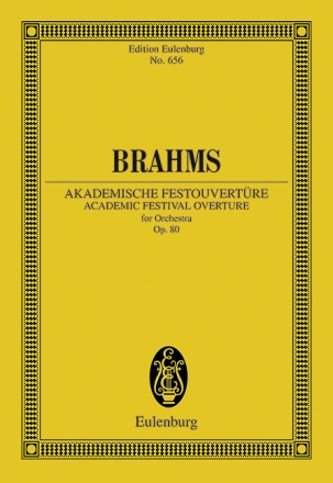 Akademische Festouvertre op.80 fr Orchester Studienpartitur