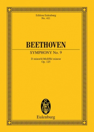 Sinfonie d-Moll Nr.9 op.125 fr Orchester Studienpartitur