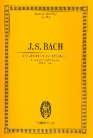 Suite C-Dur Nr.1 BWV1066 fr 2 Oboen, Fagott, Streicher und Bc Studienpartitur