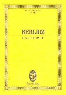 Les nuits d't fr Mezzosopran (Tenor) und Orchester Studienpartitur