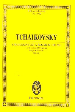Rokoko-Variationen op.33 fr Violoncello und Orchester Studienpartitur (Originalversion)