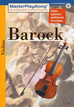 Barock Violine (CD-ROM) Master Playalong Das ultimative Mit-Spiel-Programm