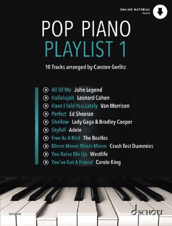 Pop Piano Playlist Band 1 (+Online Audio) fr Klavier