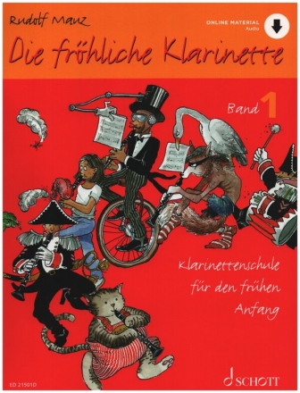 Die frhliche Klarinette Band 1 (+Online Audio) fr Klarinette