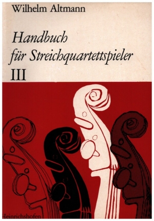 Handbuch fr Streichquartettspieler Band 3