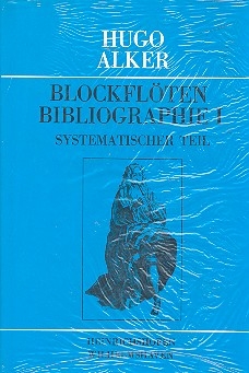 Blockflten-Bibliographie Band 1 Systematischer Teil