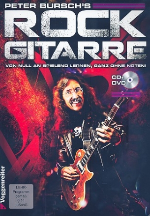 Rock Gitarre (+CD und DVD) von Null an spielend lernen, ganz ohne Noten