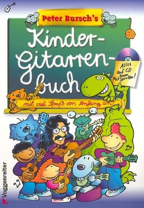 Kinder-Gitarrenbuch (+CD) Gitarrenschule ohne Noten (geb)