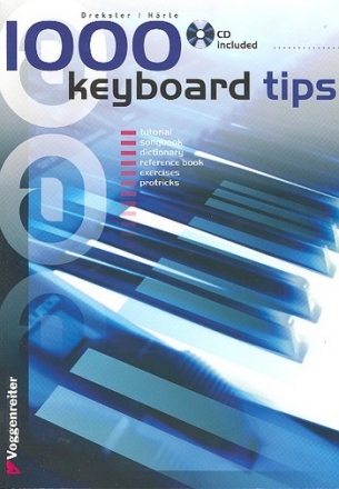 1000 Keyboard Tipps (englisch): Chords Rhythms Riffs Licks Scales Voicings Protricks