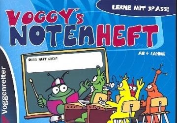 Voggy's Notenheft Din A 5 Querformat, 64 Seiten 