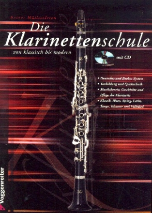 Die Klarinettenschule von klassisch bis modern (+CD) 