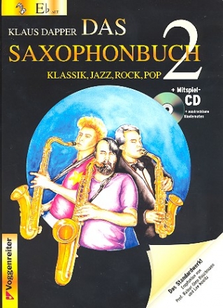 Das Saxophonbuch Band 2 (+CD) fr Altsaxophon (Es), Klaviernoten im PDF-Format