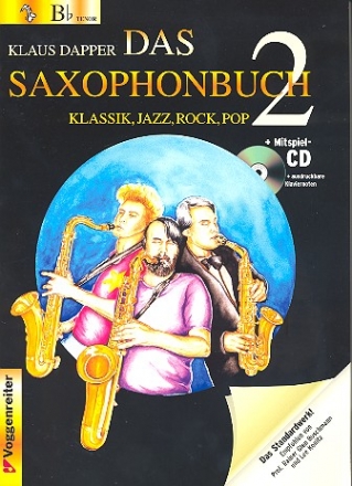 Das Saxophonbuch Band 2 (+CD) fr Tenorsaxophon (B),  Klaviernoten im PDF-Format