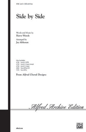 SIDE BY SIDE/SATB-ALTHOUSE  Mixed voices