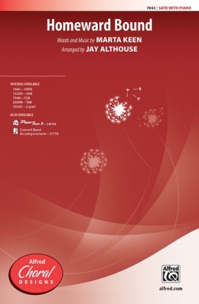 HOMEWARD BOUND/SATB-KEEN  Mixed voices