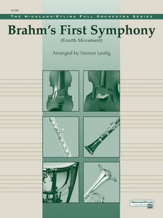 Brahms, J arr. Leidig, V Symphony No.1 Mvt.4 (full orchestra)  Full Orchestra