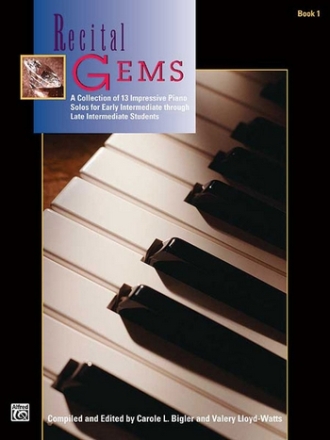 RECITAL GEMS 1/BK  Piano Solo