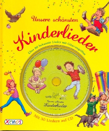 Unsere sch�nsten Kinderlieder (+CD) Liederbuch Melodie/Texte/Akkorde