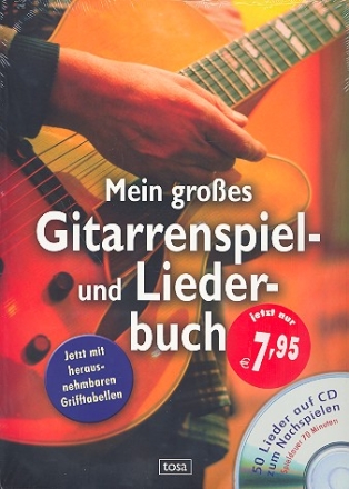 Mein groes Gitarrenspiel- und Liederbuch (+CD) mit herausnehmbaren Grifftabellen