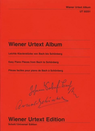 Wiener Urtext Album Leichte Klavierstücke von Bach bis Schönberg