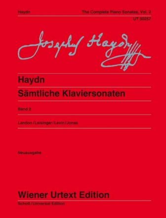 Smtliche Klaviersonaten Band 2 fr Klavier Neuausgabe 2009