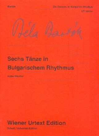 6 Tnze im bulgarischen Rhythmus fr Klavier
