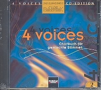 4 Voices CD 2 zum Chorbuch mit Vokalaufnahmen