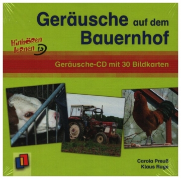 Gerusche auf dem Bauernhof CD und Bildkarten