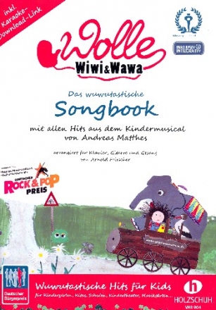 Wolle Wiwi & Wawa (+Download) songbook Klavier/Gesang/Gitarre
