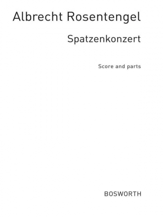 Spatzenkonzert fr Blockfltengruppen mit Schlagwerk und Klavier Partitur und Stimmen