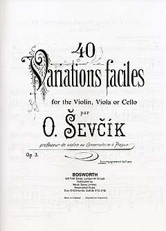 40 Variationen op.3 Klavierbegleitung zu Violine, Viola oder Violoncello