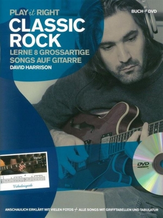 Play it right - Classic Rock (+DVD): fr Gitarre/Tabulatur