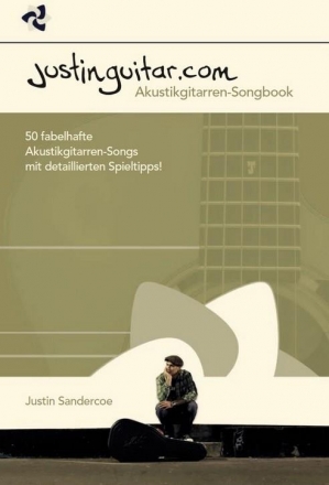 Justinguitar - Akustikgitarren-Songs: fr Gitarre in Tabulatur