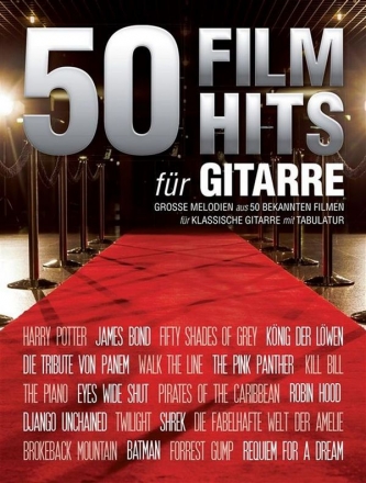 50 Filmhits: fr Gitarre/Tabulatur