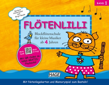 Fltenlilli Band 1 (+QR-Codes) fr Sopranblockflte deutsche und barocke Griffweise