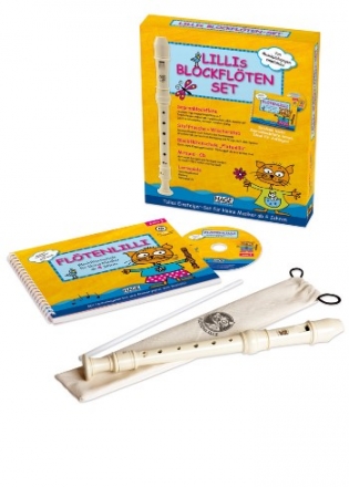 Lillis Blockflten-Set  Blockflte (deutsche Griffweise) +Schule +CD +Lernspiele)