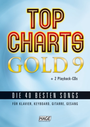 Top Charts Gold Band 9 (+2 CD's) Songbook Klavier/Keyboard/Gesang/Gitarre