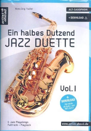 Ein halbes Dutzend Jazzduette Band 1 (+Online Audio) fr 2 Altsaxophone Spielpartitur