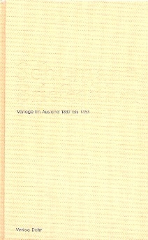 Schumann-Briefedition Serie 3 Band 8 Verlage im Ausland 1832 bis 1853