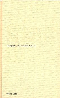 Schumann-Briefedition Serie 3 Band 8 Verlage im Ausland 1832 bis 1853