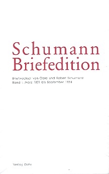 Schumann-Briefedition Serie 1 Band 2 Briefwechsel mit der Familie Wieck